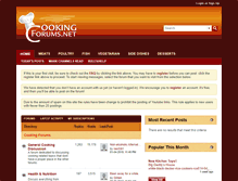 Tablet Screenshot of cookingforums.net